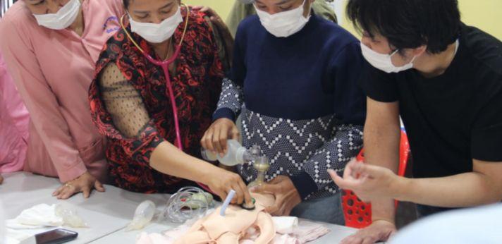 妊産婦、赤ちゃんを救う活動の画像