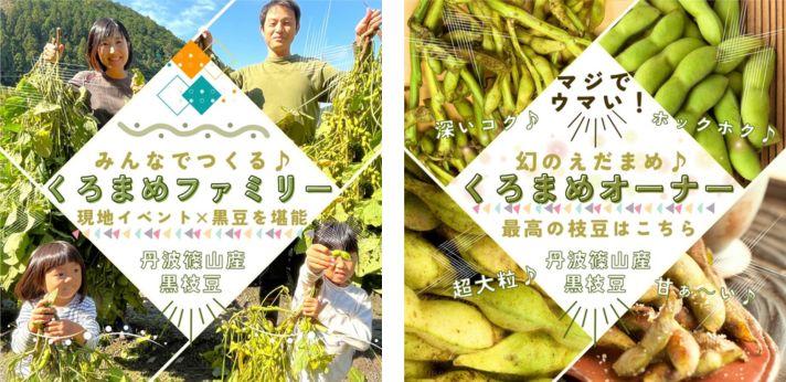 地域を元気にする獣がい対策プロジェクト『黒豆ファミリー』・『黒豆オーナー』の画像