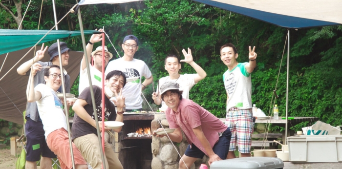 父子キャンプ の画像