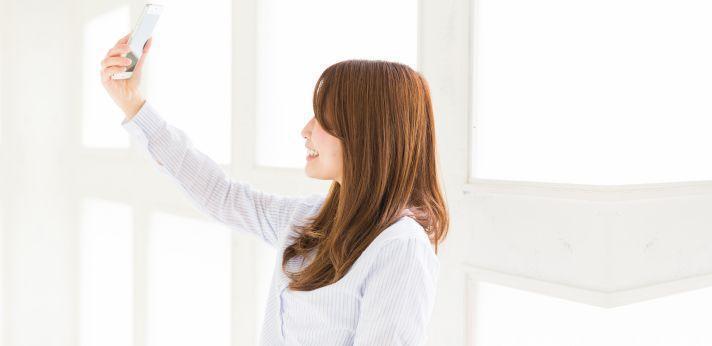 スマホでWeb履歴書用の写真を撮影するコツの画像