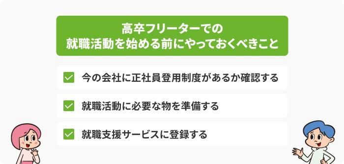 【チェックリスト】就職活動を始める前にやっておくべきことの画像