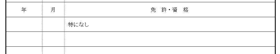 もっている資格がない場合の画像