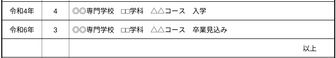 在学中の画像